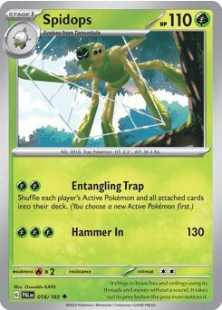 2023 Paldea Evolved Spidops #18