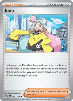 Iono Paldea Evolved card