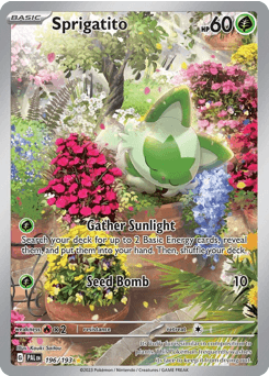 Sprigatito Paldea Evolved card