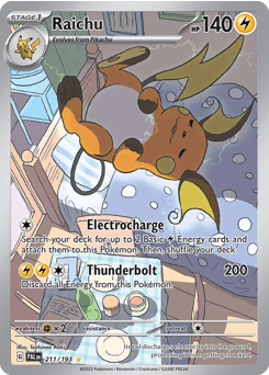 Raichu Paldea Evolved card