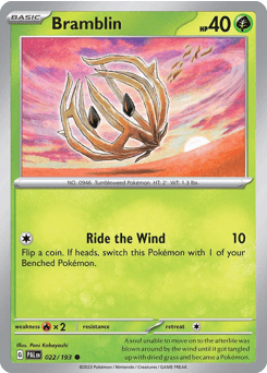 Bramblin Paldea Evolved card