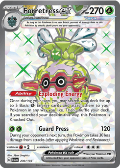 Forretress ex Paldea Evolved card
