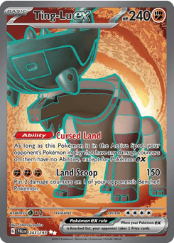 Ting-Lu ex Paldea Evolved card