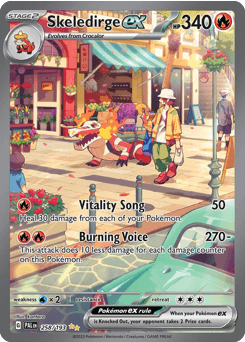 2023 Paldea Evolved Skeledirge ex #258