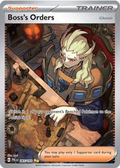 2023 Paldea Evolved Boss's Orders (Ghetsis) #265