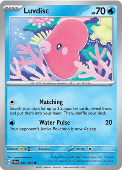 2023 Paldea Evolved Luvdisc #47