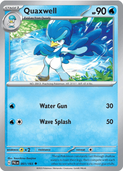 Quaxwell Paldea Evolved card