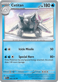 Cetitan Paldea Evolved card
