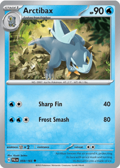 Arctibax Paldea Evolved card