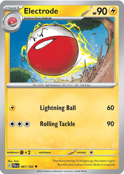 2023 Paldea Evolved Electrode #67