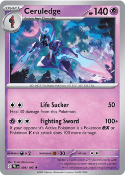 Ceruledge Paldea Evolved card