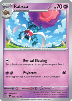 Rabsca Paldea Evolved card