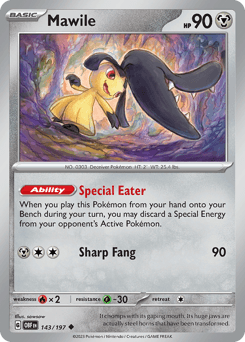 2023 Obsidian Flames Mawile #143