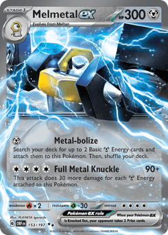 2023 Obsidian Flames Melmetal ex #153