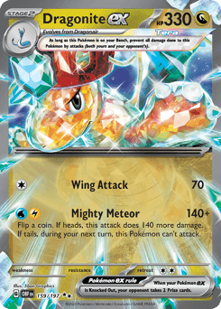 Dragonite ex Obsidian Flames card