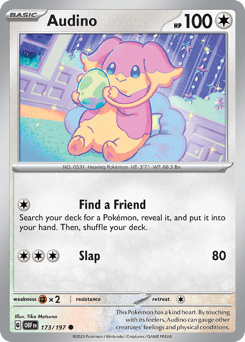2023 Obsidian Flames Audino #173