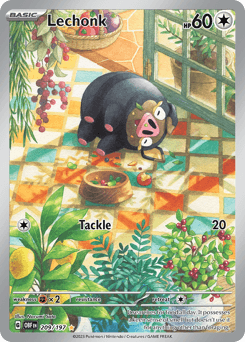 Lechonk Obsidian Flames card