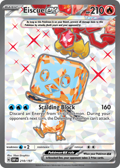 2023 Obsidian Flames Eiscue ex #210