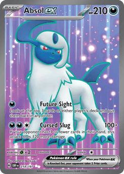 Absol ex Obsidian Flames card