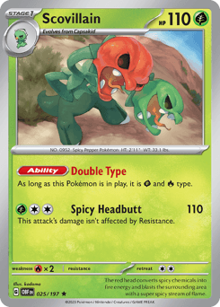 Scovillain Obsidian Flames card