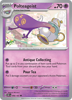 Polteageist Obsidian Flames card