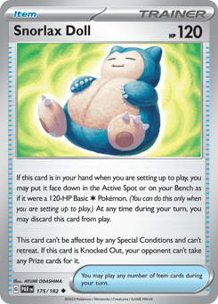 2023 Paradox Rift Snorlax Doll #175