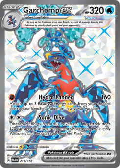 Garchomp ex Paradox Rift card