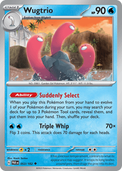 Wugtrio Paradox Rift card