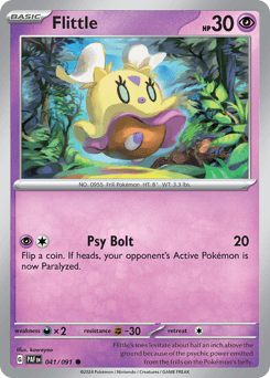Flittle Paldean Fates card