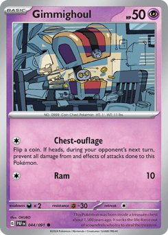 Gimmighoul Paldean Fates card