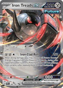 Iron Treads ex Paldean Fates card