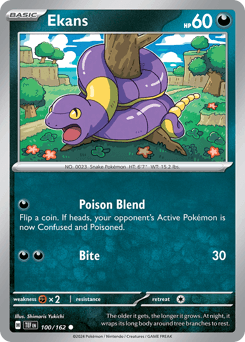 2024 Temporal Forces Ekans #100