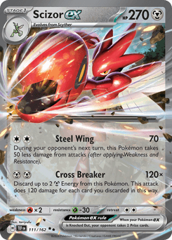 Scizor ex Temporal Forces card