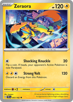2024 Temporal Forces Zeraora #57