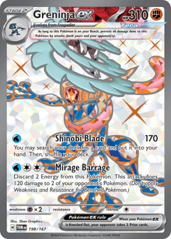 Greninja ex Twilight Masquerade card