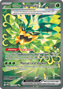 Teal Mask Ogerpon ex Twilight Masquerade card