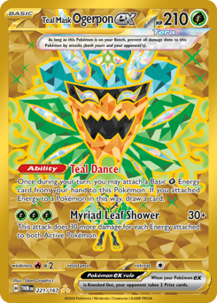 Teal Mask Ogerpon ex Twilight Masquerade card