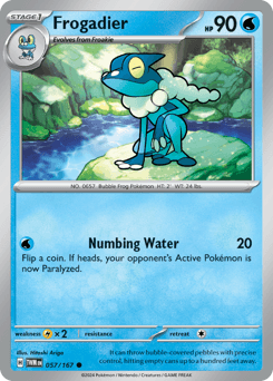 Frogadier Twilight Masquerade card