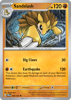 2024 Twilight Masquerade Sandslash #98