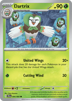Dartrix Shrouded Fable card