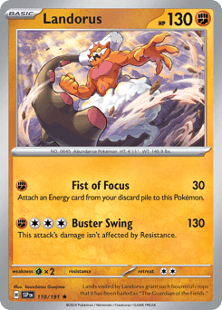 2024 Surging Sparks Landorus #110