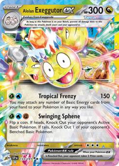 2024 Surging Sparks Alolan Exeggutor ex #133