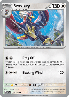 2024 Surging Sparks Braviary #153