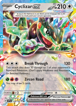 Cyclizar ex Surging Sparks card