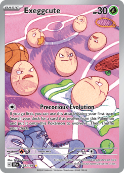 Exeggcute Surging Sparks card