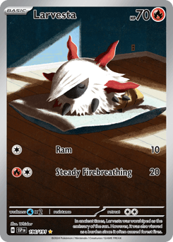 Larvesta Surging Sparks card