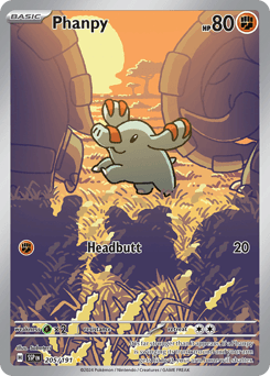 Phanpy Surging Sparks card
