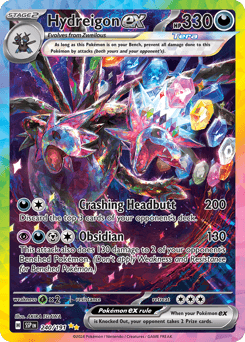 Hydreigon ex Surging Sparks card