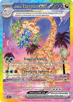 2024 Surging Sparks Alolan Exeggutor ex #242