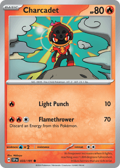 Charcadet Surging Sparks card